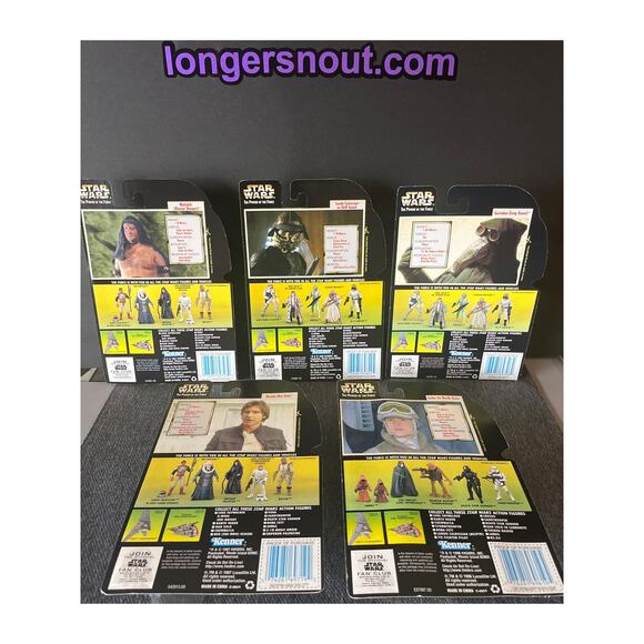 Star Wars - Power of the Force (POTF): LOT of 5 boxed-figures. - Picture 2 of 13